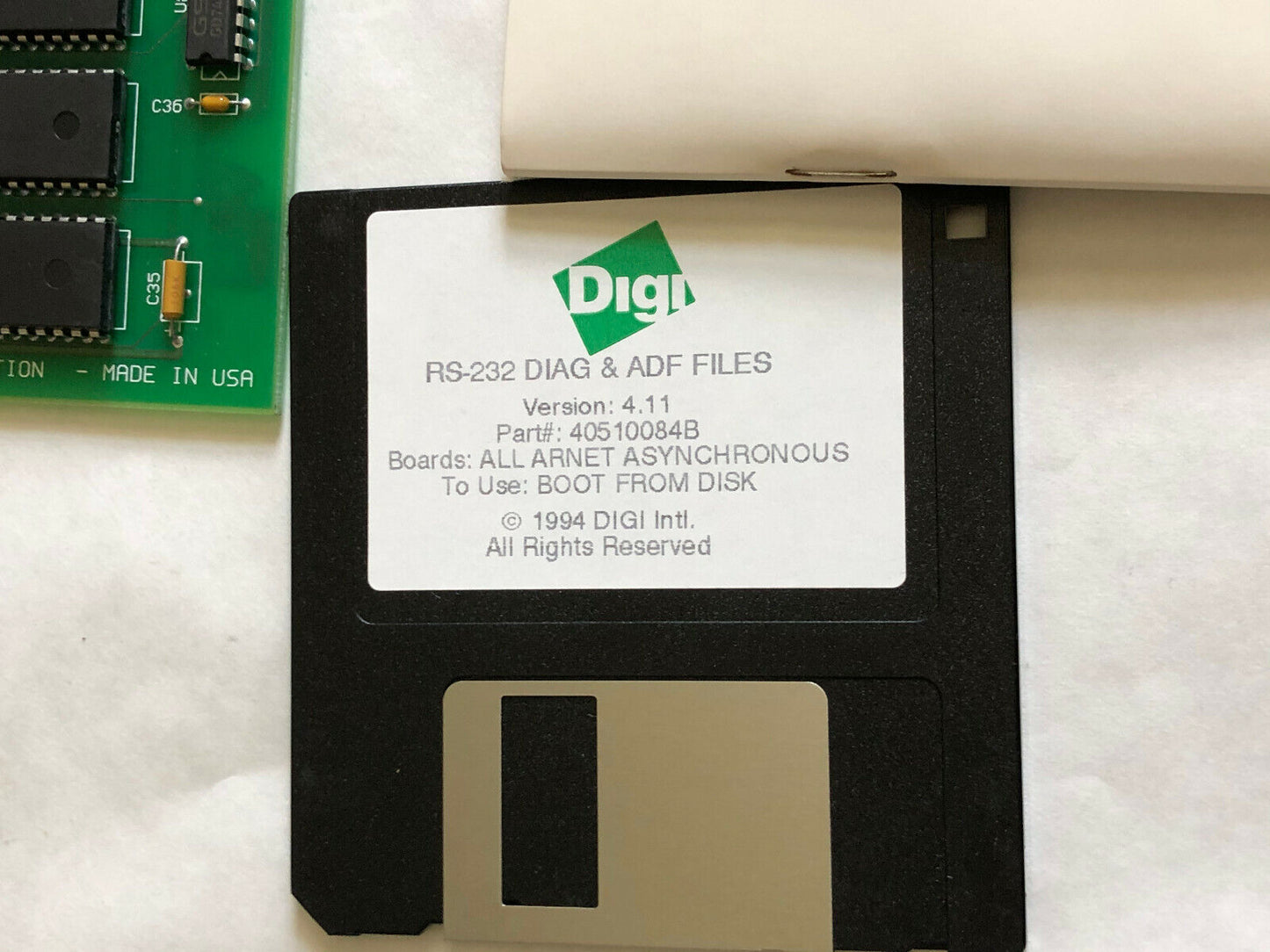 New Arnet 30500394 Digi Multiport Cpu,8Port Dsub,50500016,Db25,70500030,Cy,Cf