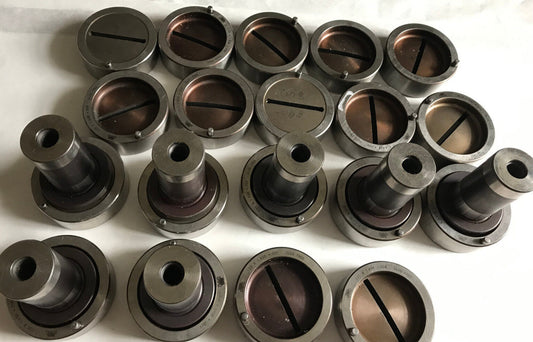 Lot 6 Mixed Sets Wilson Mate Turret Punch Die .125 X 1.938,.125" X 1.938+.016,Si