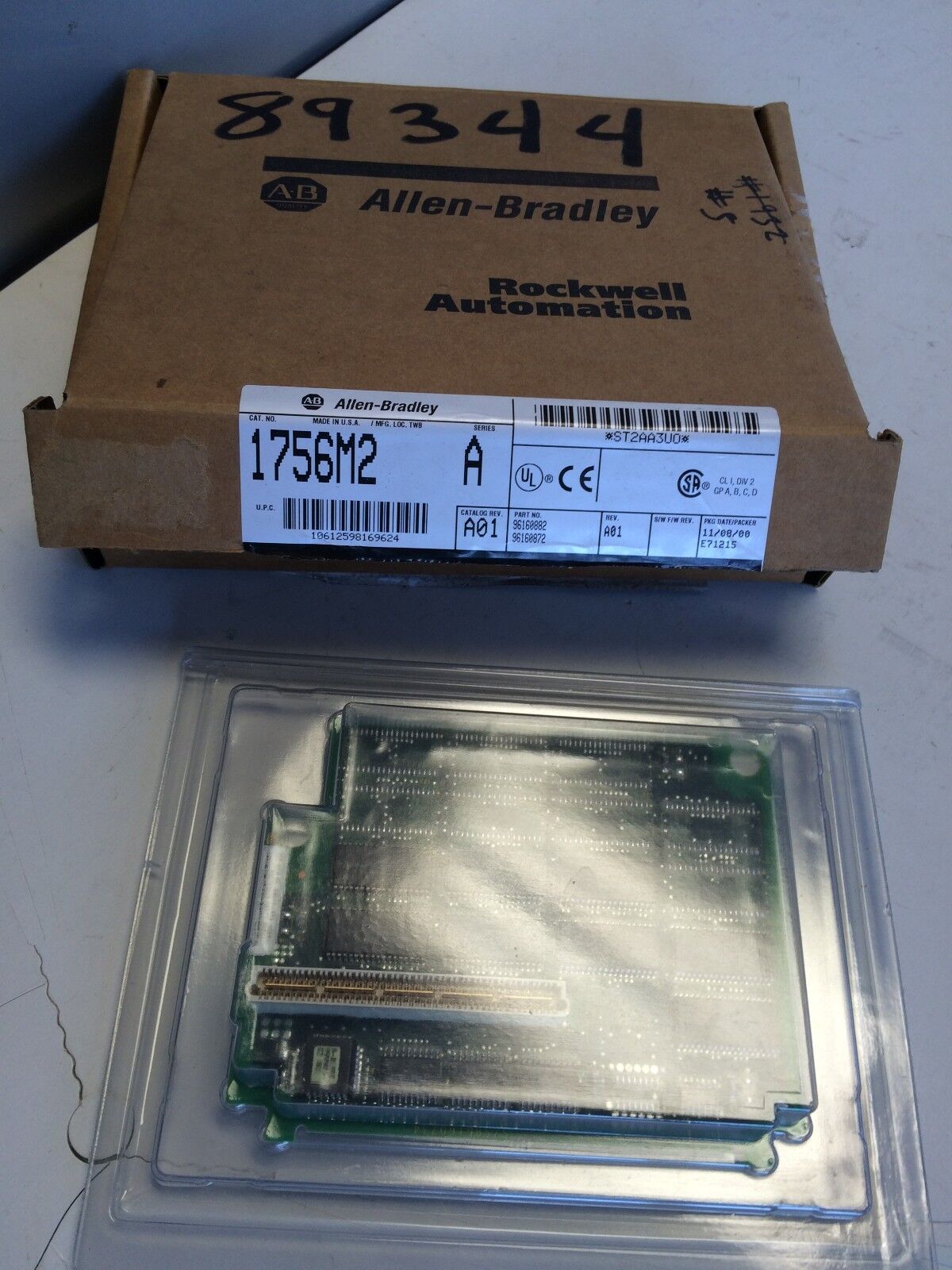 New 1756 M2 A,96160872 Controllogix 1Mbyte Words Memory Module,Eh