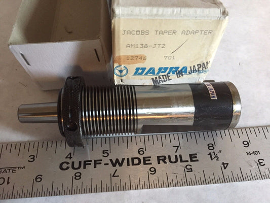 New Dapra Am138-Jt2,Showa Am138-Jt2 #2 Jacobs Taper Adapter,An