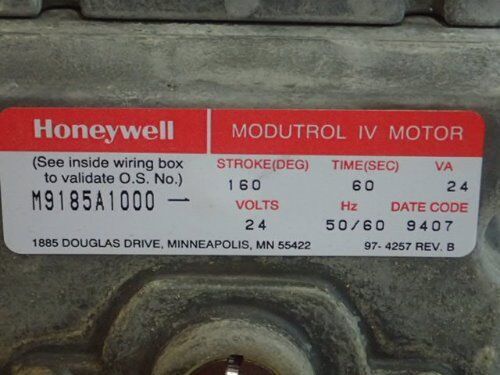 New Honeywell M9185a 1000 Modutrol Iv Motor,Ao