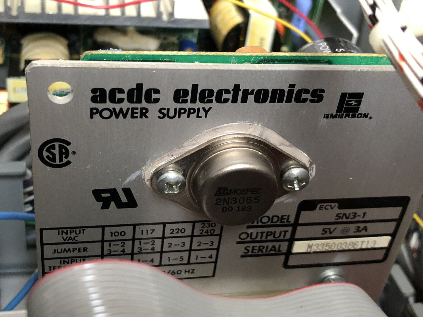 Carl Baasel Lasertech Laser Power Supply/ Controller Module 5N3-1,Di