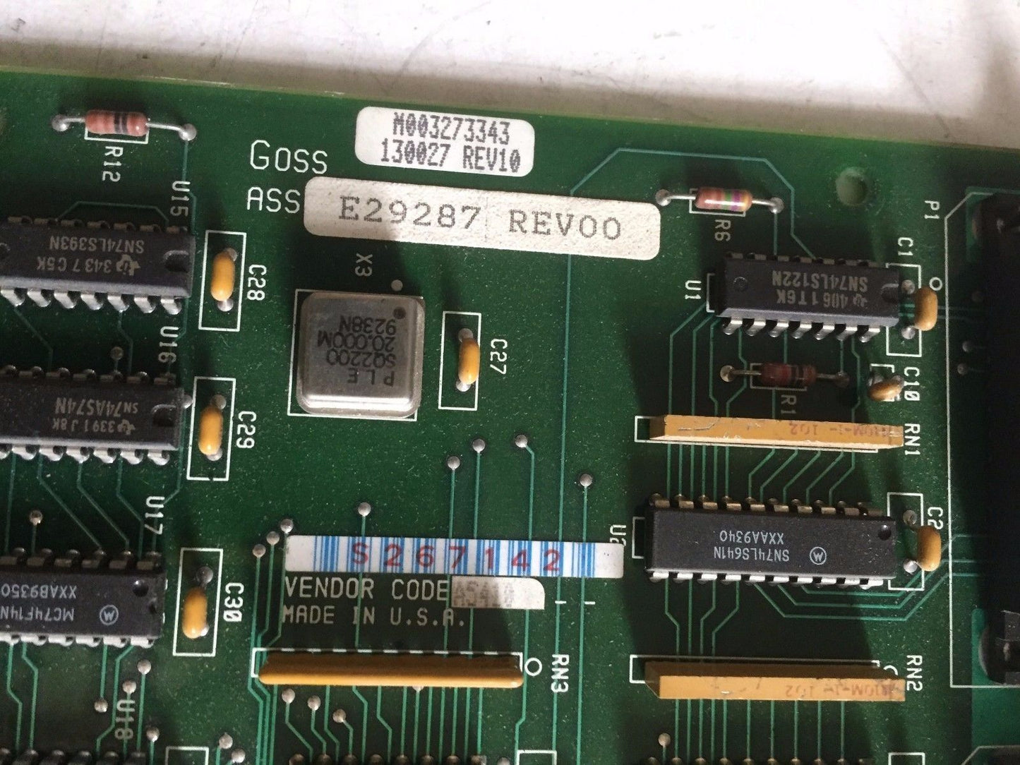 Goss E29287,Goss139927,139497 Apcs Graphic Controller Cpu 1E029287,Ae