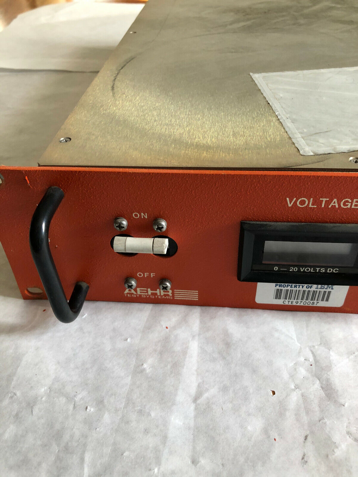 Power Ten 3494D-20100 Power Supply 208Vac,Aehr Test Systems 3494D-20100,Bg