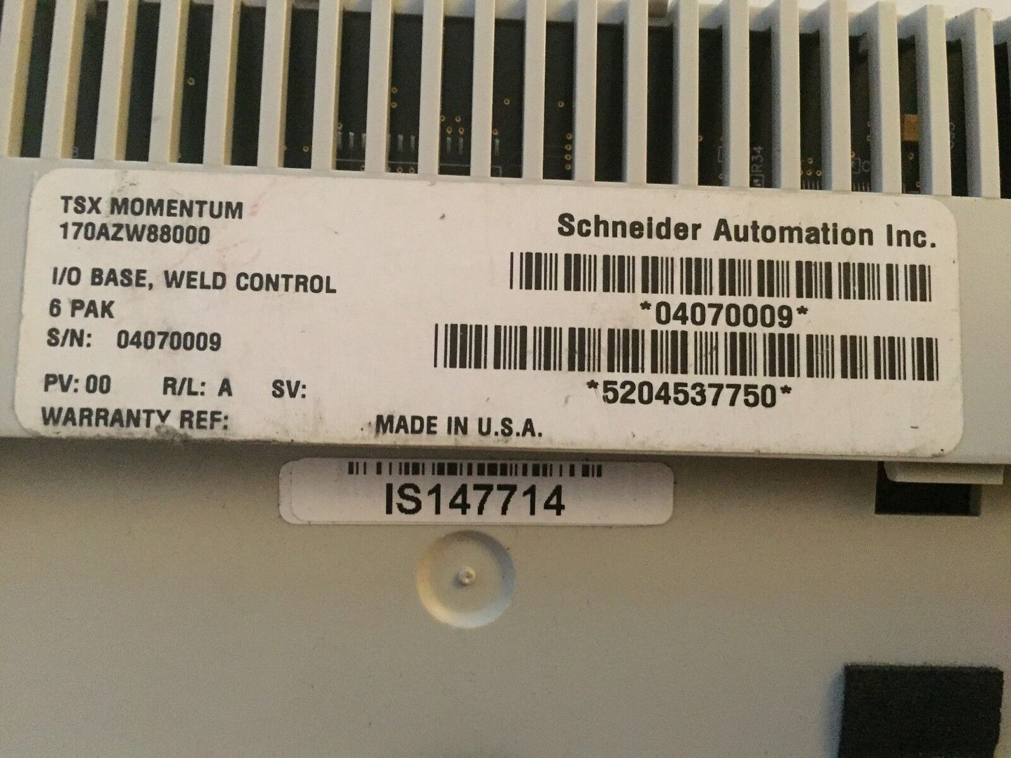 Square-D 170Azw88000,52046-491-53, Wio Module,Ee