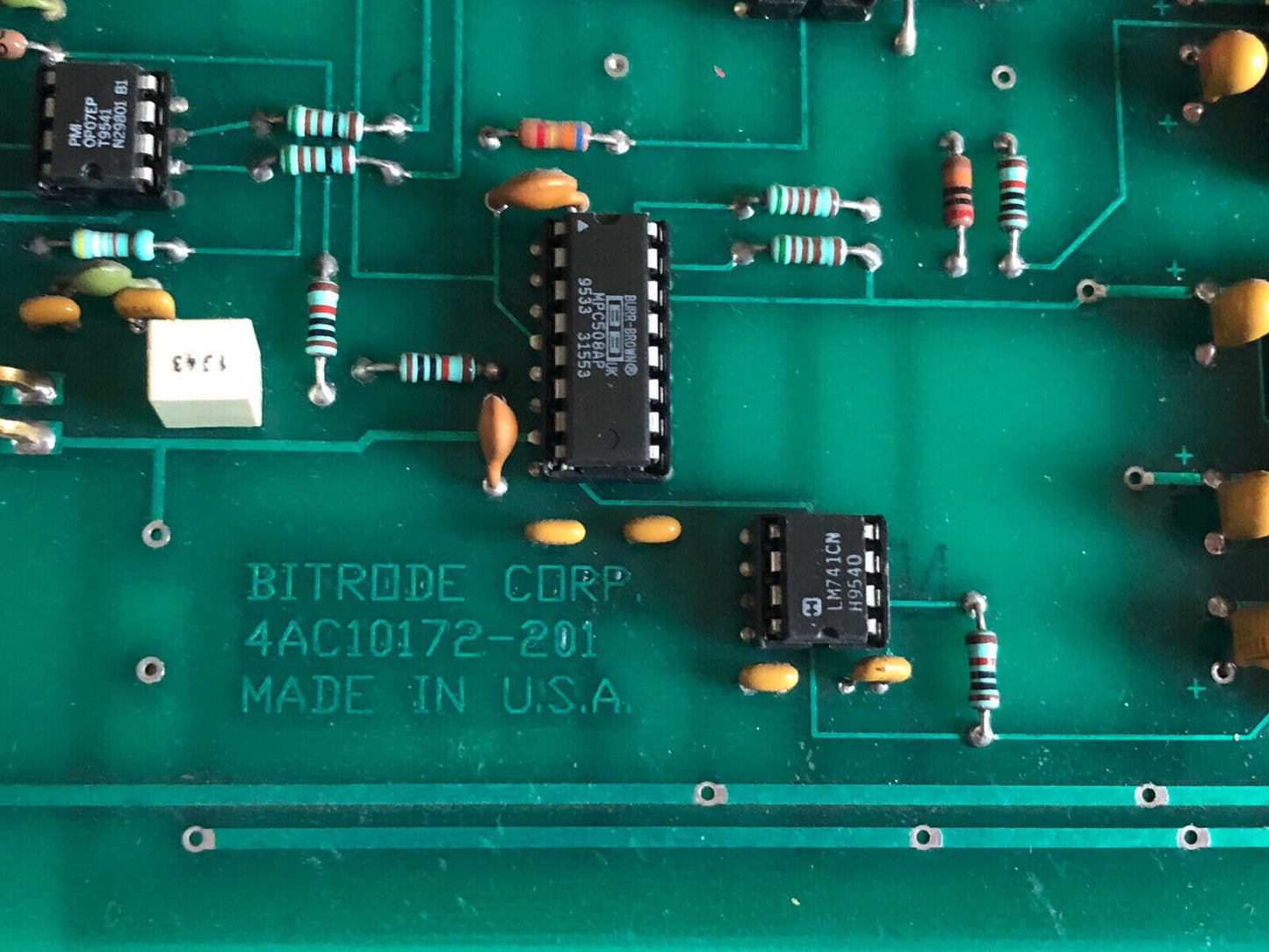 Bitrode 4Ac10172-201  Pcb Circuit Plc Board 4Ac10172-201 Analog Board,Sj