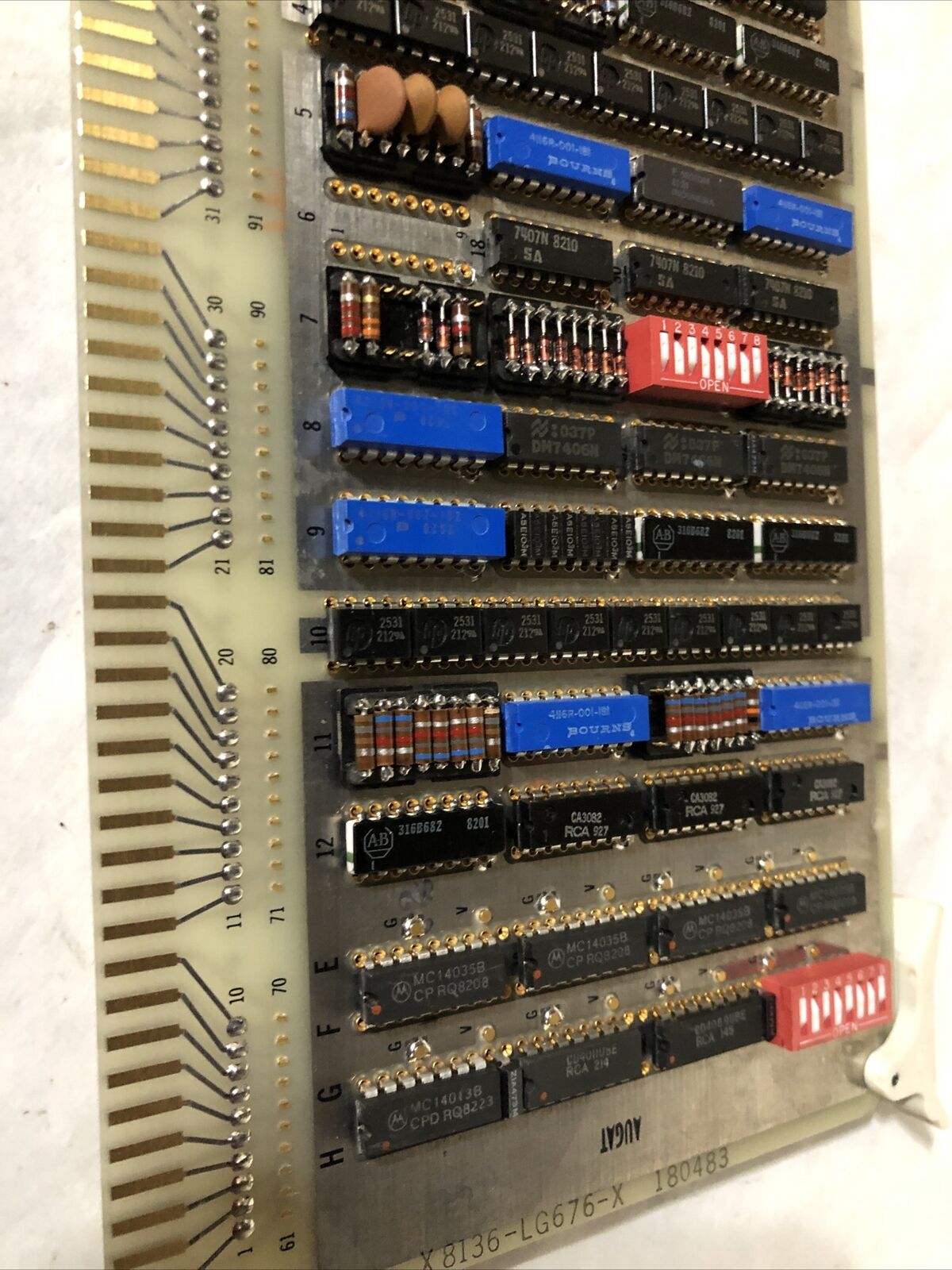New Cutler-Hammer Eaton D520bc11 Pc Board Ca64199-P67 Emc-1,X8136-Lg676-X,Bf,Fk