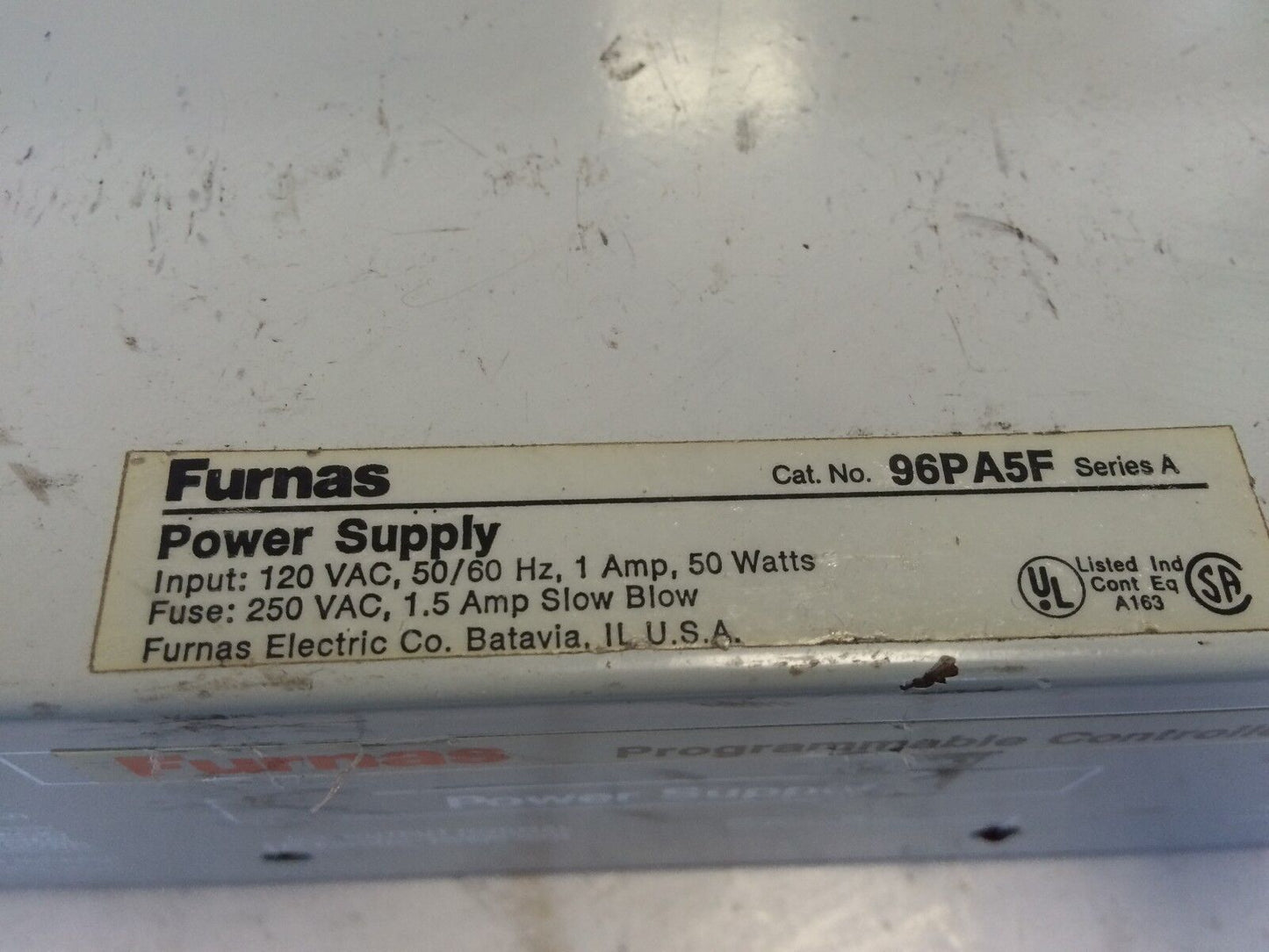 Furnas 96Pa5f Electric Co Power Supply Module 120Vac 60Hz 1Amp,Se
