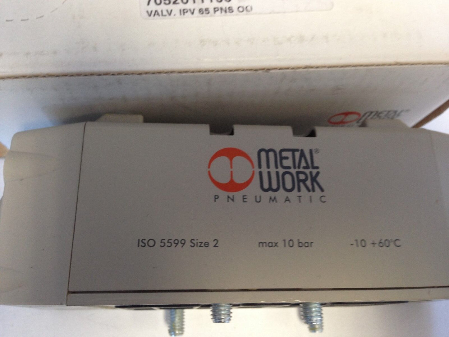 New Metal Work 7052011100 Pneumatic Manifold Valve, Size 2, Ipv 65 Pns Oo,Dc