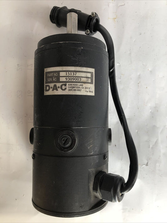 Dac 15137 Servo Motor,Shaft Diameter: 1/2",Shaft Length: 1-1/2",Fl