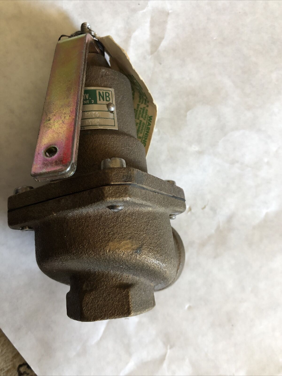 New 3/4" Kunkle 537-001 Safety Relief Valve Set 40 Psig,Fj