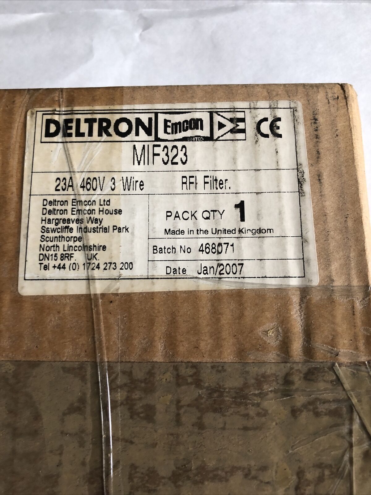 New Roxburgh Mif323 ,520V Deltron Rfi Filter, 23A,Ba