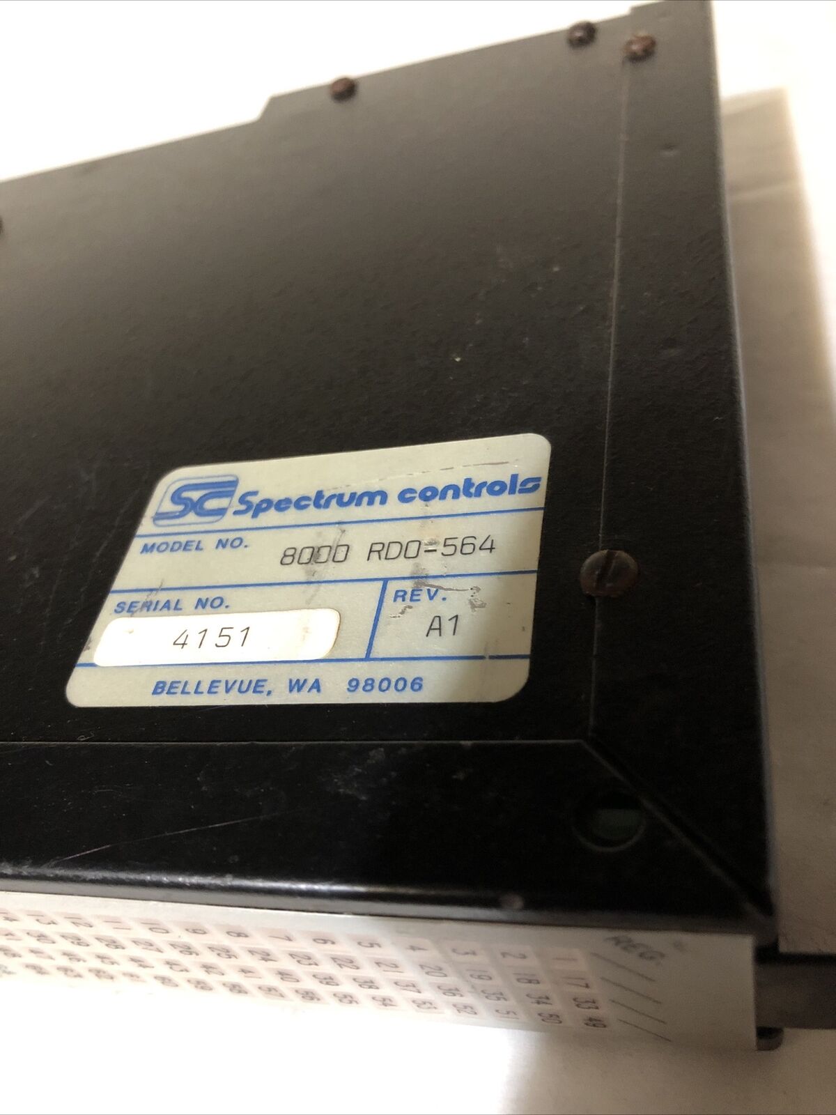 Reed 8000-Rdo-564  Relay Output Module Spectrum 8000-Rd0-564,Spectrum 8000,Bl