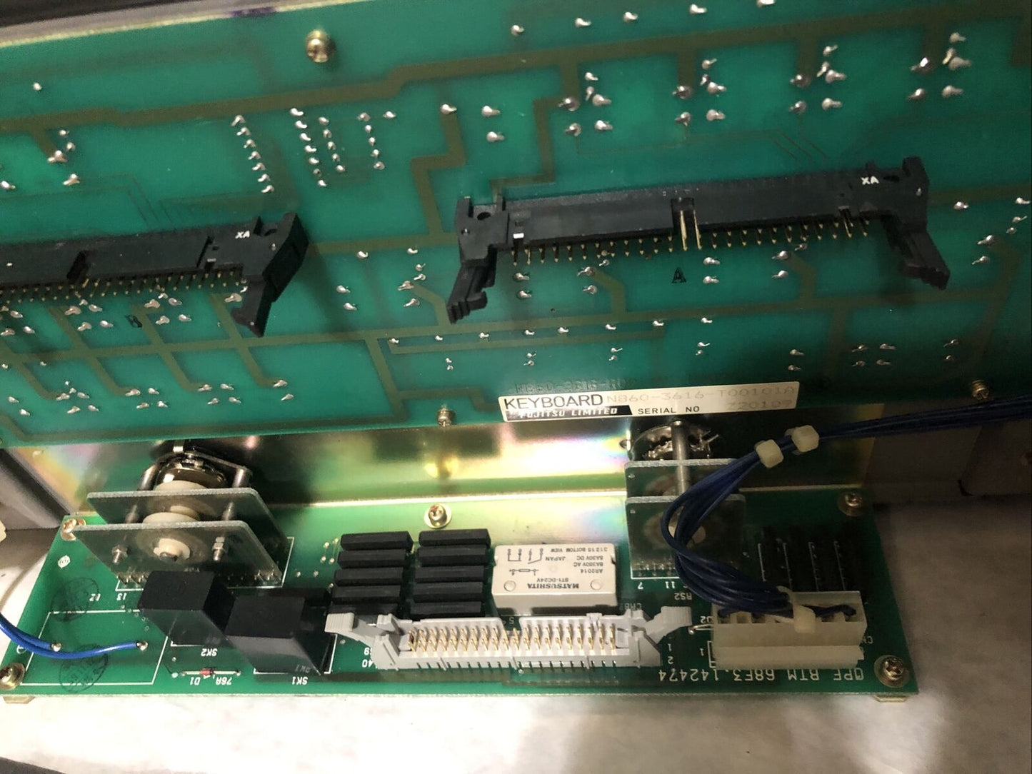 Fujitsu Limited N860-3616-T00101a Edm Keyboard Panel,N86d-3616-R001/01,Ff