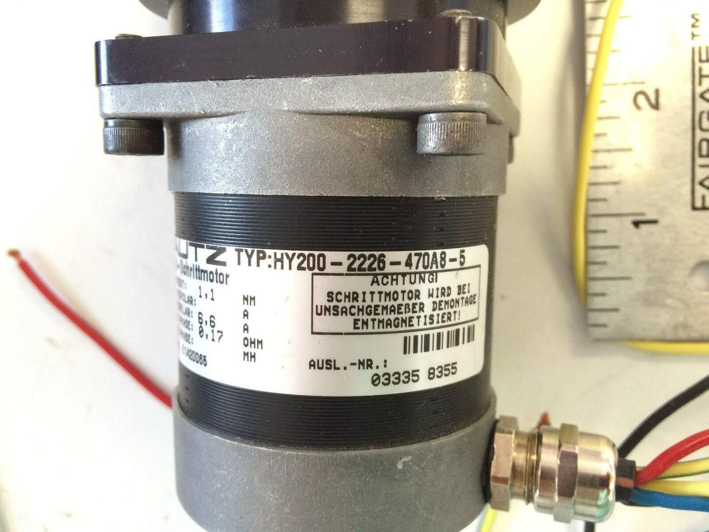 New Bautz Hy200-2226-470A8-5,706853,Hybrid-Schrlttmotor Servo Motor,Eb