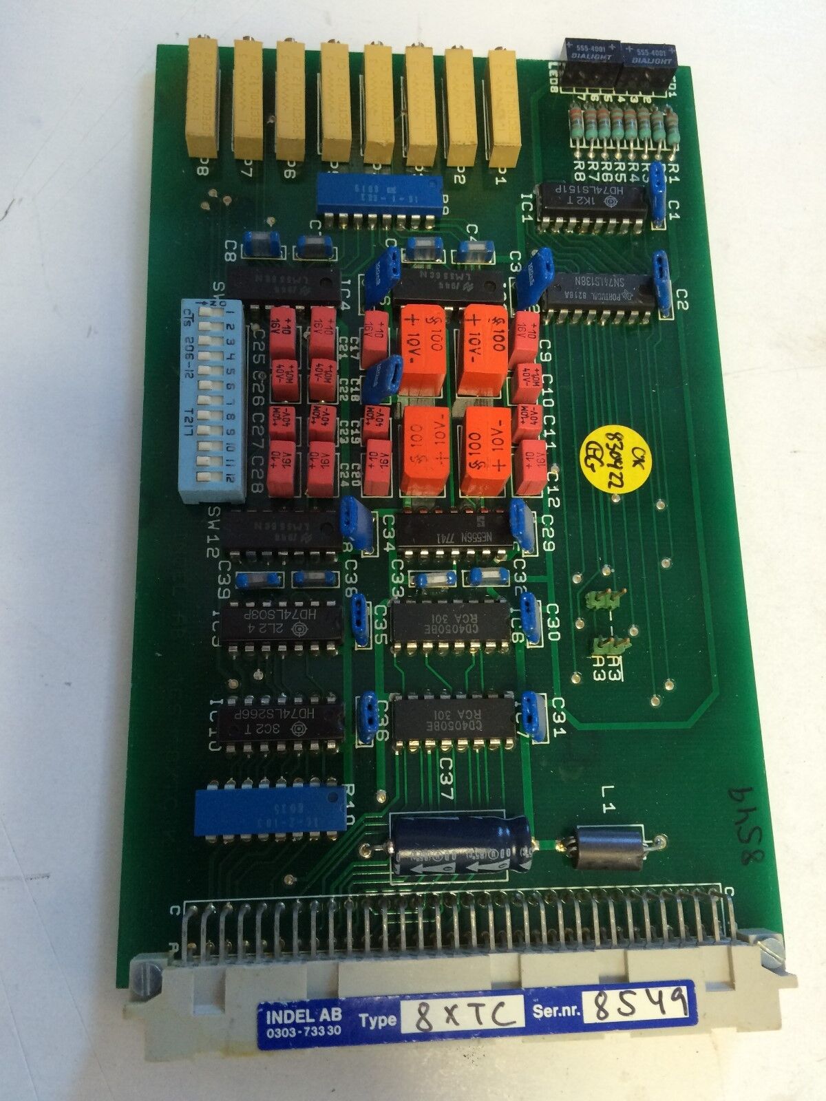 Indel Ab Ics 8Xtc K, 8Xtc L Pcb Control Board,Bl,Db
