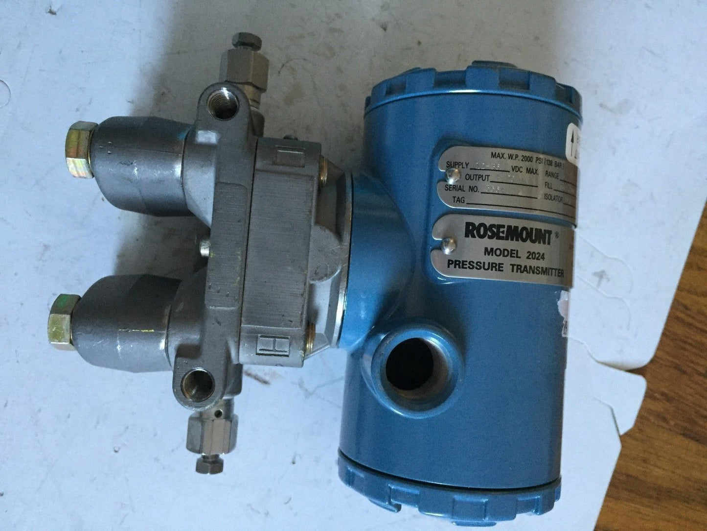 New 2024 Rosemount 2024D2a22a2s1e5,Pressure Transmitter 0-250Psi,D2a22a2s1e5,Cg