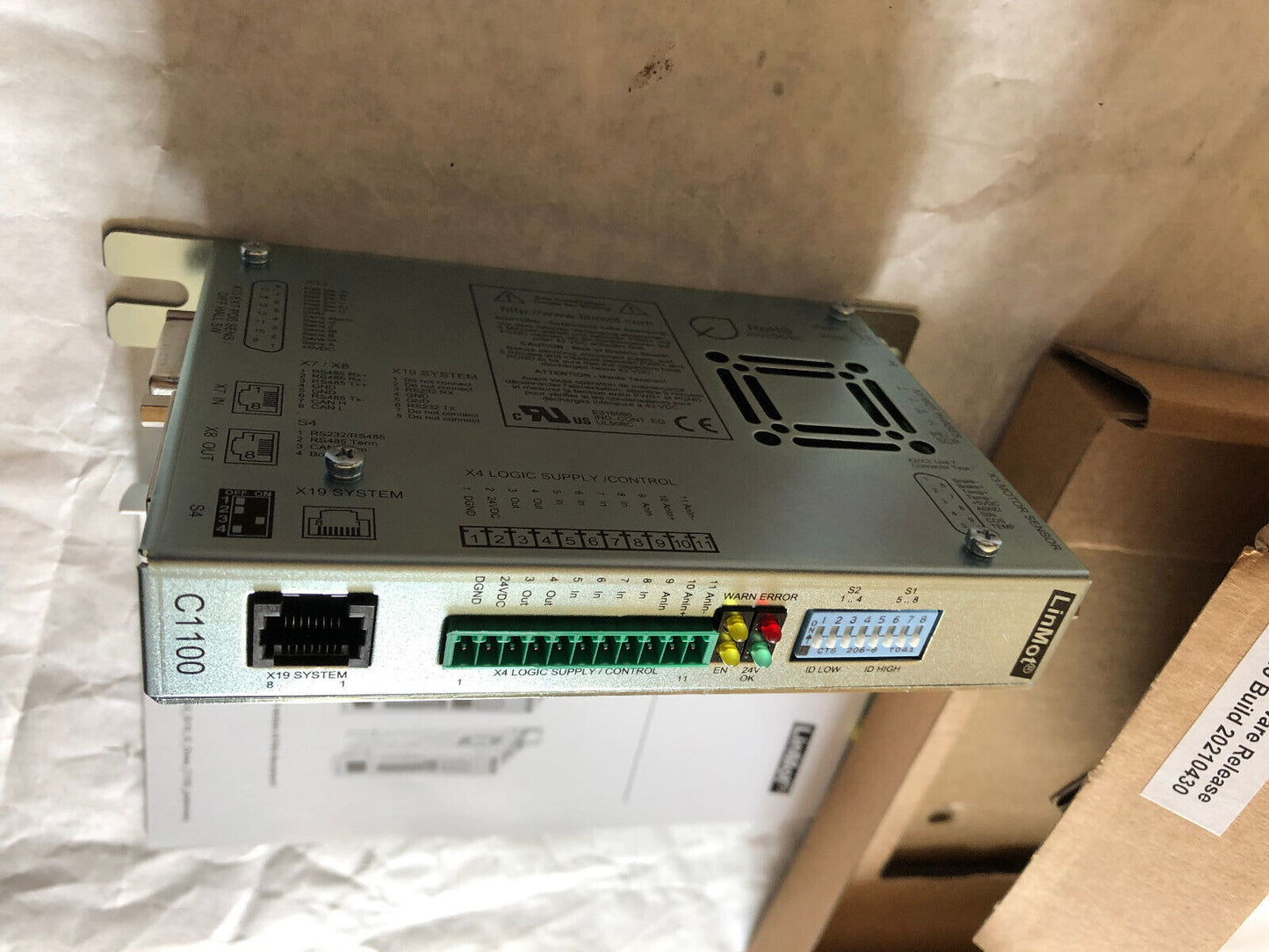 New Linmot C1100-Gp-Xc-0S-000 Servo Drive,C1100,Linmot 0150-2380,2084.842.435,Cu