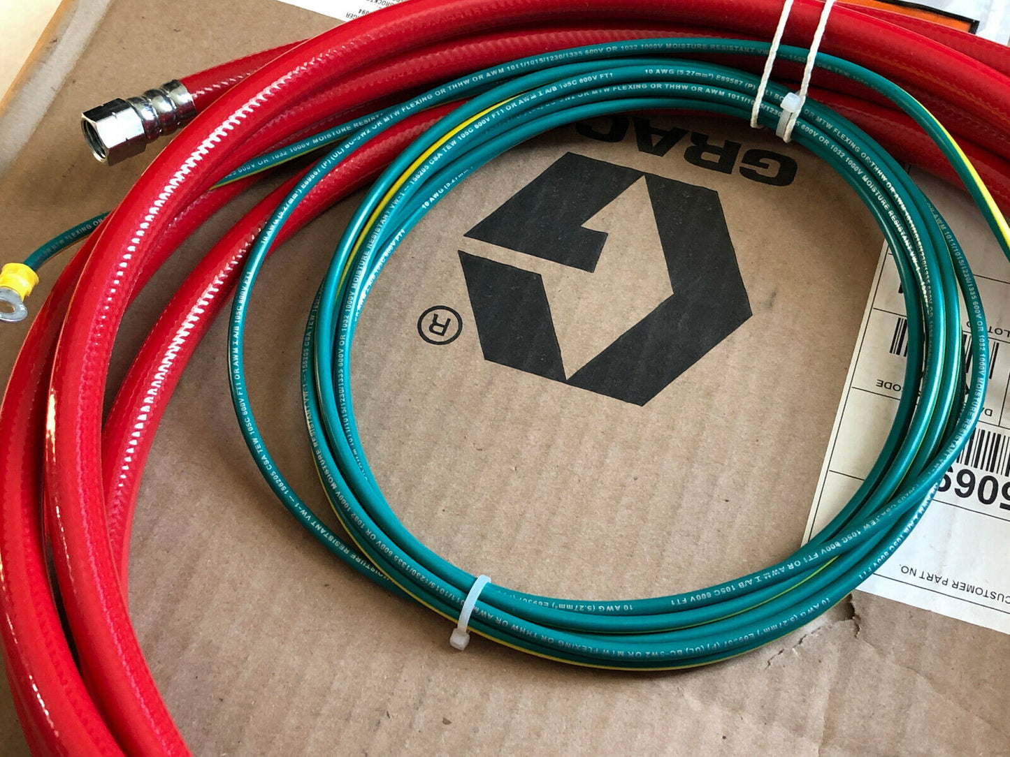 New Graco 235069 Coupled Hose 5/16" Diameter 061-290,36417,E69567 (P) Cable,Sj