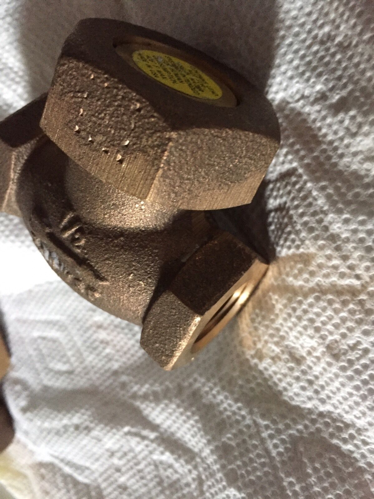 1/2" United Brass Bronze Spring Lift Check Valve,1/2 Npt United Brass Works 1/2