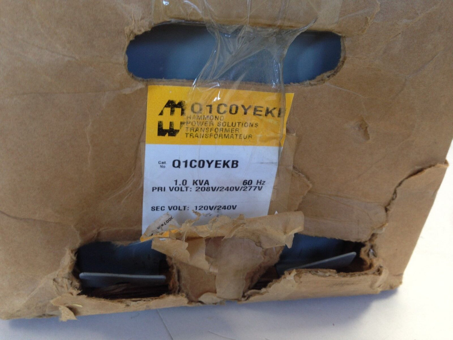 New Q1c0yekb Hammond Potted 1Ph N3r 1Kva 208/240/277-240/120 Cu,Eg
