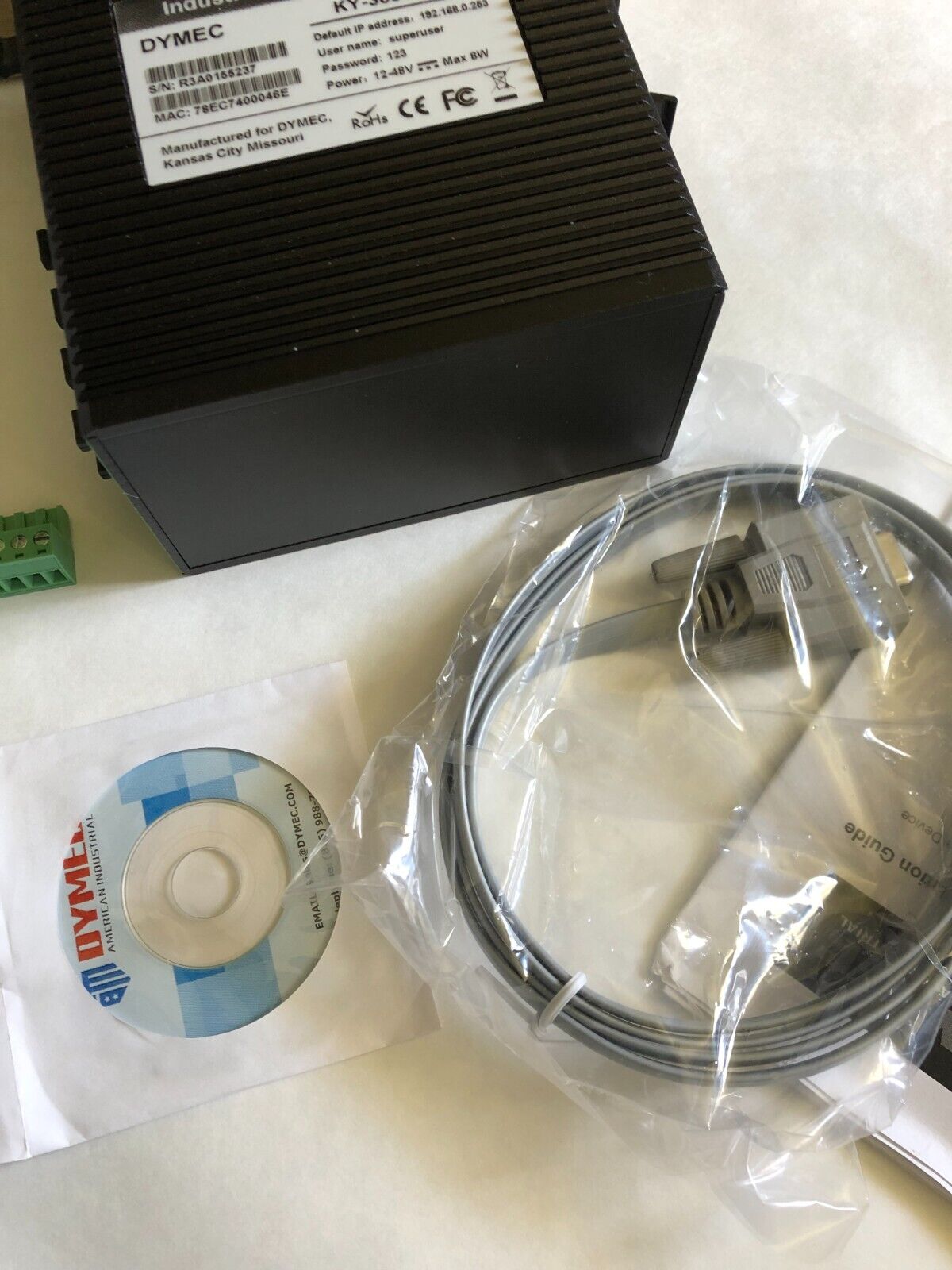 New Dymec Ky-3000Emd, Managed Industrial Ethernet Switch ,Ky3000emd,Bj