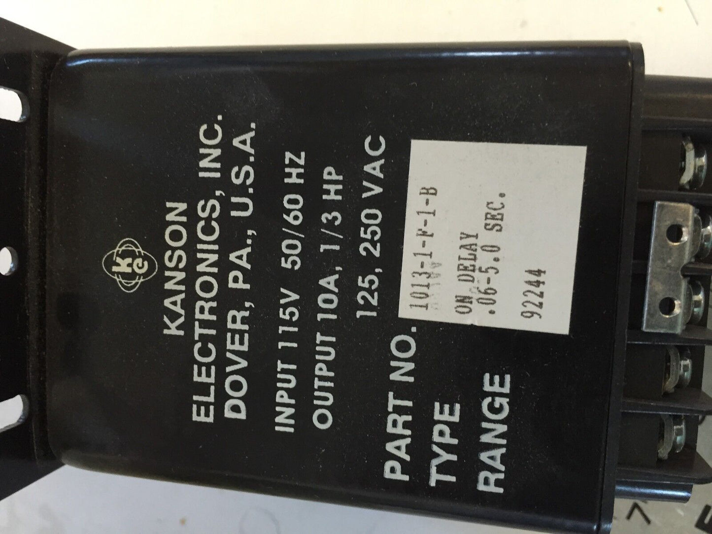 New Issc 1013-1-F-1-B,Kanson 92244 Switch Contactor Relay Controller,Bi