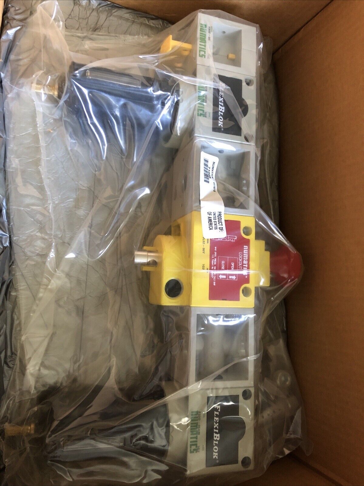 New Numatics 71005,F32b-06Am,Mvl32-06Y Flexiblock Lockout Valve Manifold,Df