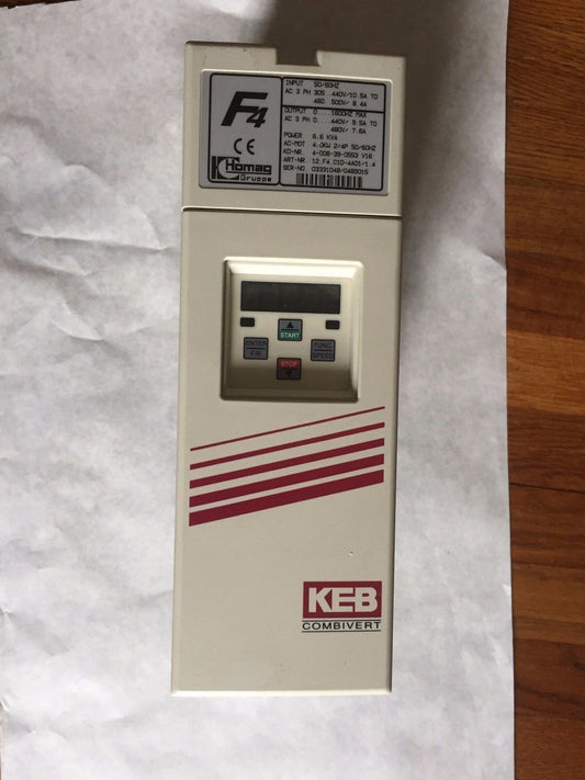 Keb 12.F4.C1d.4A01/1.4,6.6 Kva, F4 Combivert Drive,4-008-39-0553 V16,Bi