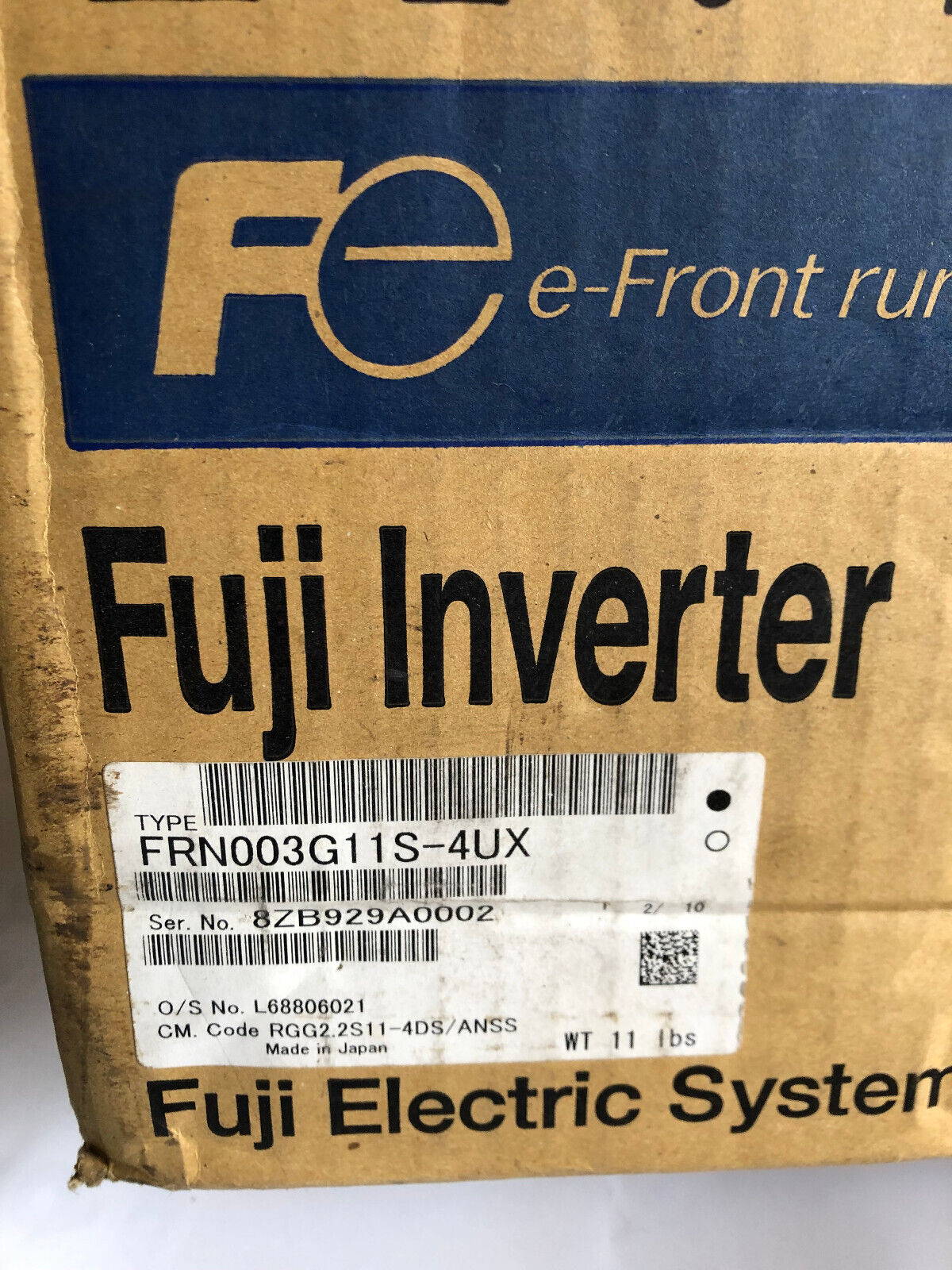 New Fuji Electric Frn003g11s-4Ux Inverter Drive,Frn003g11s 4Ux,Frenic 5000G11,De