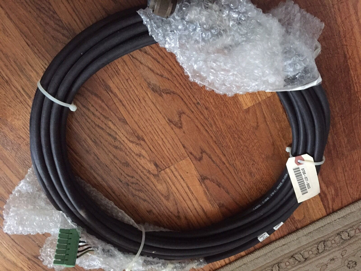 Cooper Carol 538347 55,0046653 Servo Cable C-1606 Vw-1 Amphenol 97-3055-18-10,Ev