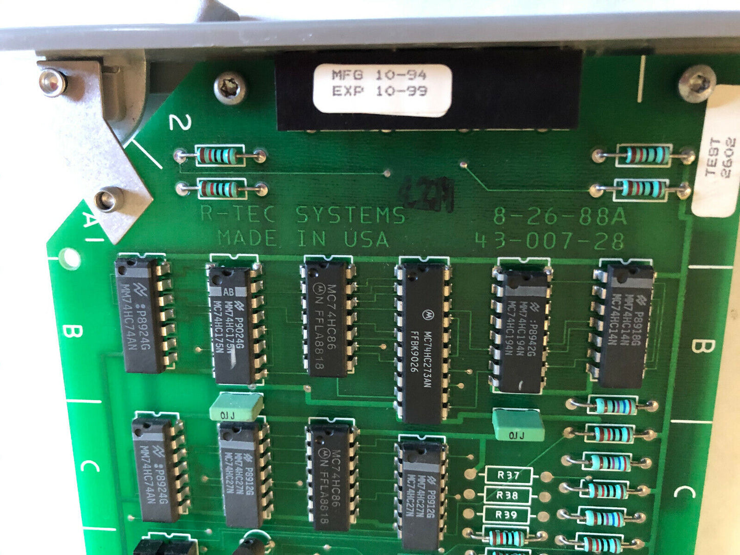 R-Tec Lsu Rn8 A Cp,43-007-28,8-26-88A,R-Tec Lsu Rn8a Cp,R-Tec Systems,Cg
