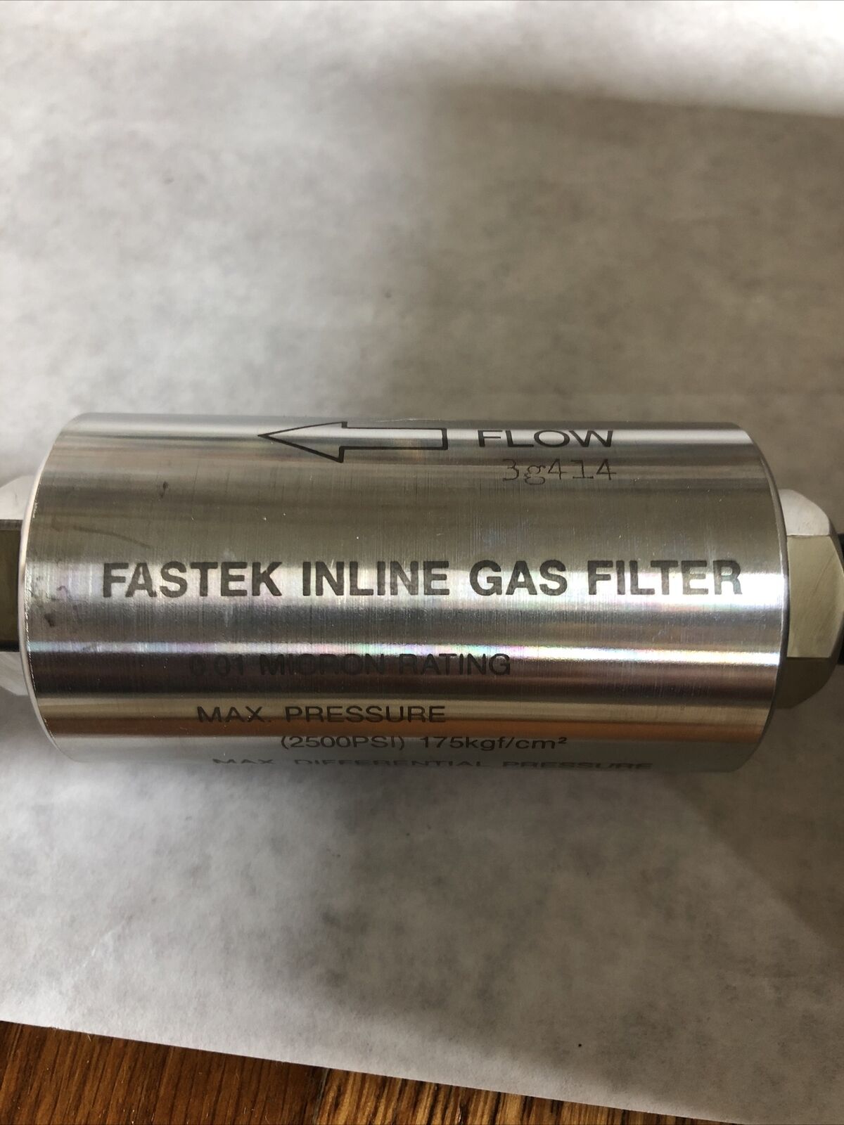 New Fastek  51A1a2a11 Filter Ceramic Gas Tank Mount 0.01Micron,3G414,Ba