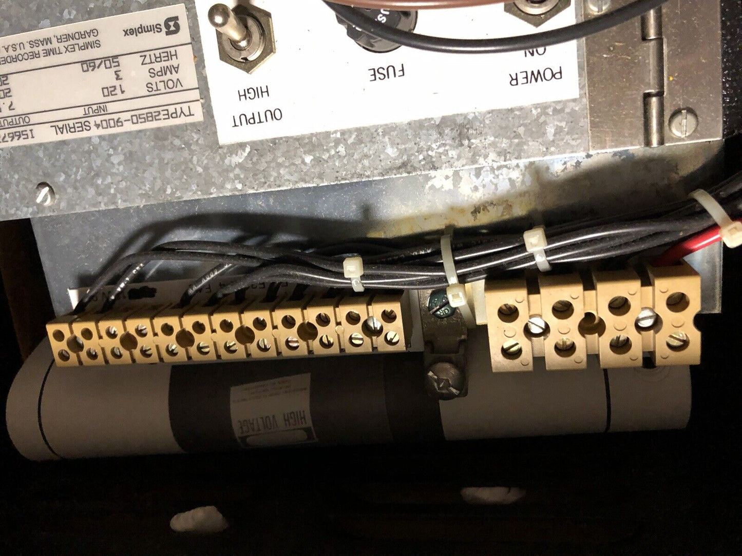 New Simplex Dl-1,2850-9004,120V 3Amps,Tyco 28509004 Time Panel,521-427 E,Ev
