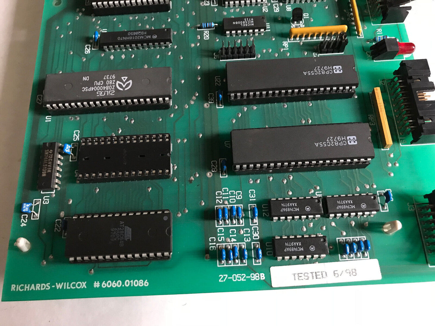 Richards-Wilcox 6060.01086 Cpu I/O Card Assembly #6060.01086,27-052-98B,Ah