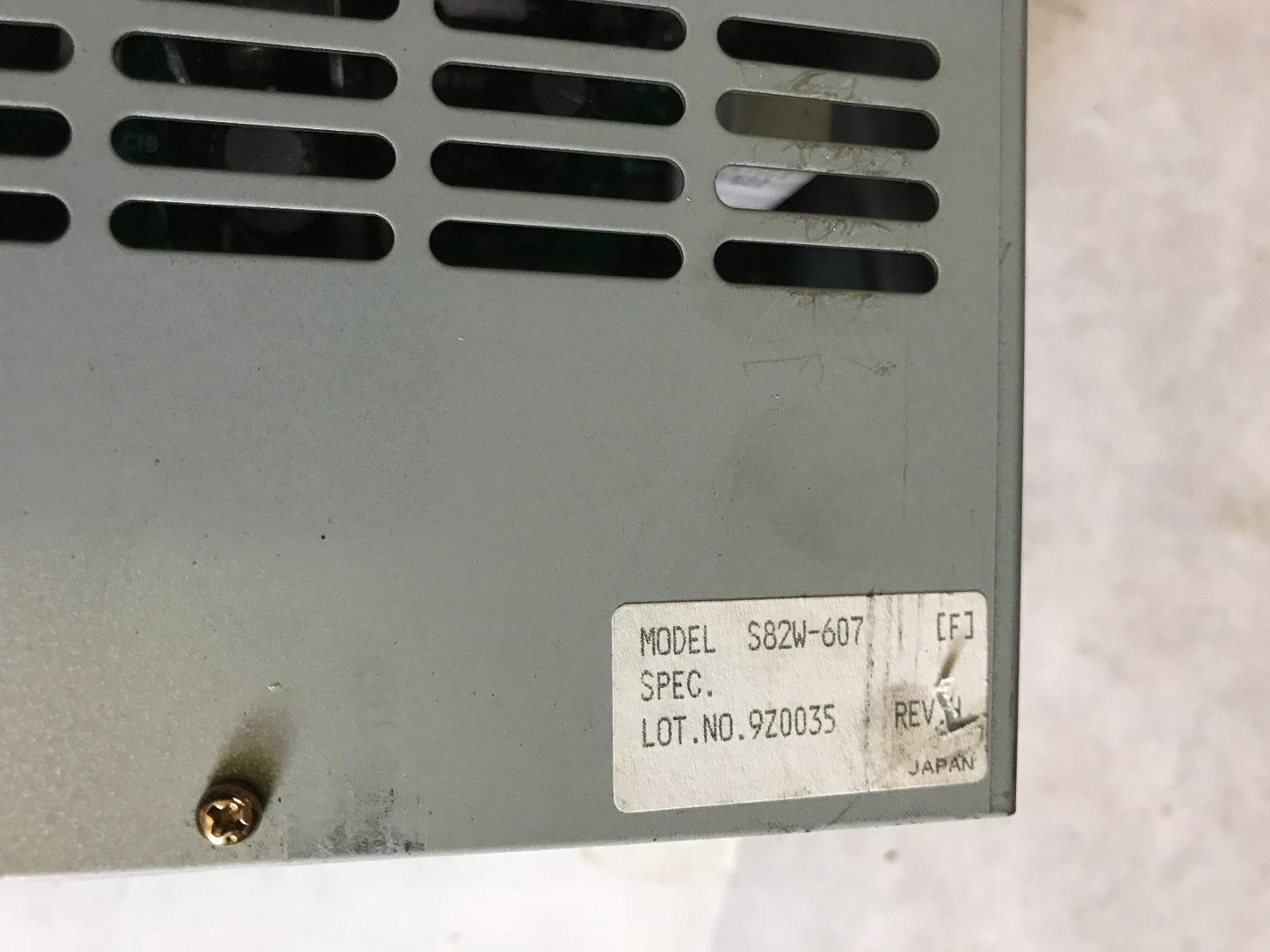 Kawasaki S82w-607 Power Supply Module Robot ,Ab