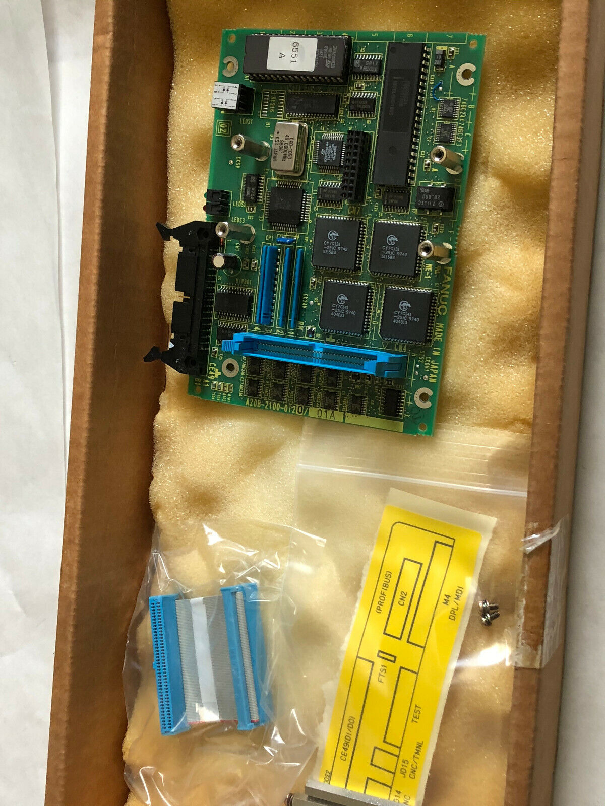New Fanuc A20b-2100-0120/01A,A20b2100012 Sub1 Profibus Terminal Connection,Cv