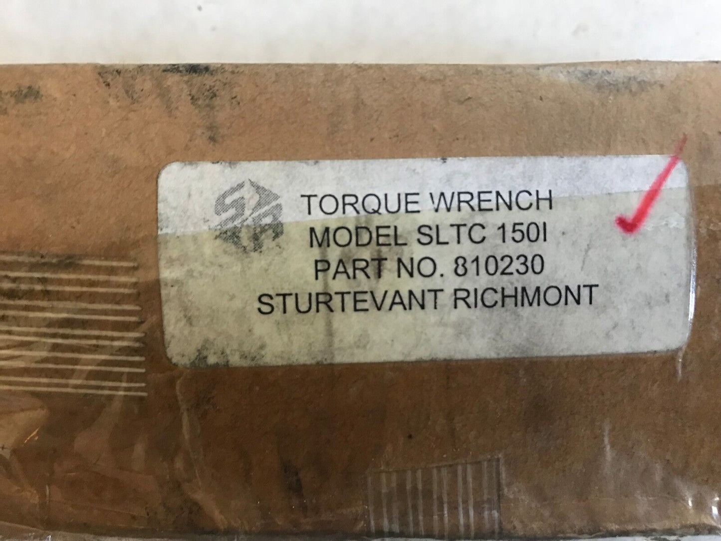 New Sturtevant Richmont Sltc 150I Torque Wrench 670265 Roe, Room5
