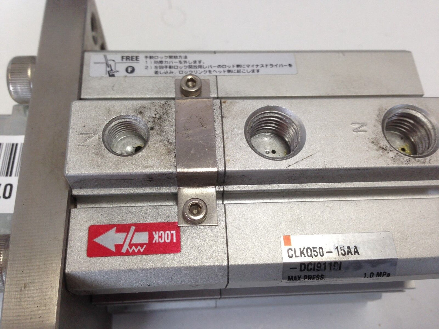 New  Smc Clkq50-15Aa-Dci9119i Pneumatic Cylinder Clamp,Dk