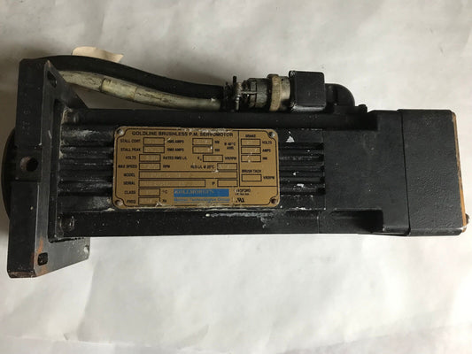 Kollmorgen B-204-C-31-B3 Goldline P.M. Servo Motor,230 Vac,6200 Rpm,B204c31b3,Sh