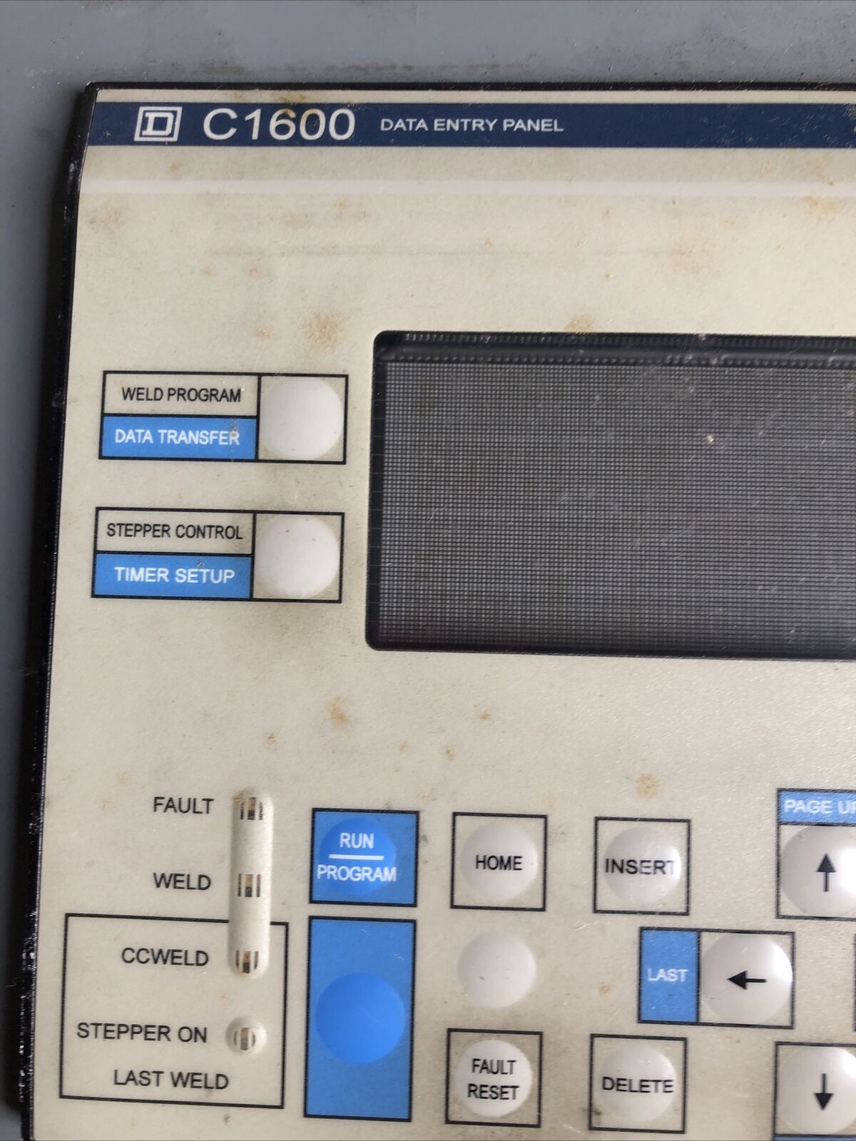 Square D/ Telemecanique C1600 Data Entry Panel,52046-170-50, Enclosure,Fb