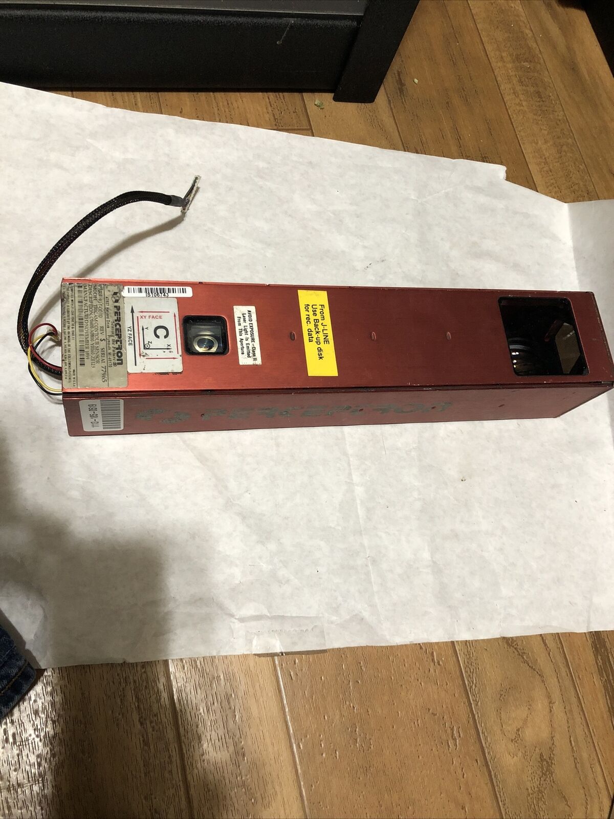 Perceptron Tricam Laser Digital Surface 911-0010,C0600-X0000-Y0060-Z0123,Bf,Cs