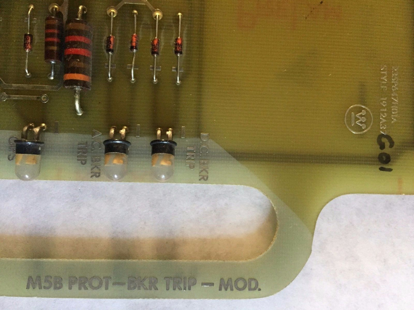 Westinghouse 1912A37g01,Westing 235P647h01a,1912A37,M5b Prot-Bkr Trip-Mod,Ed