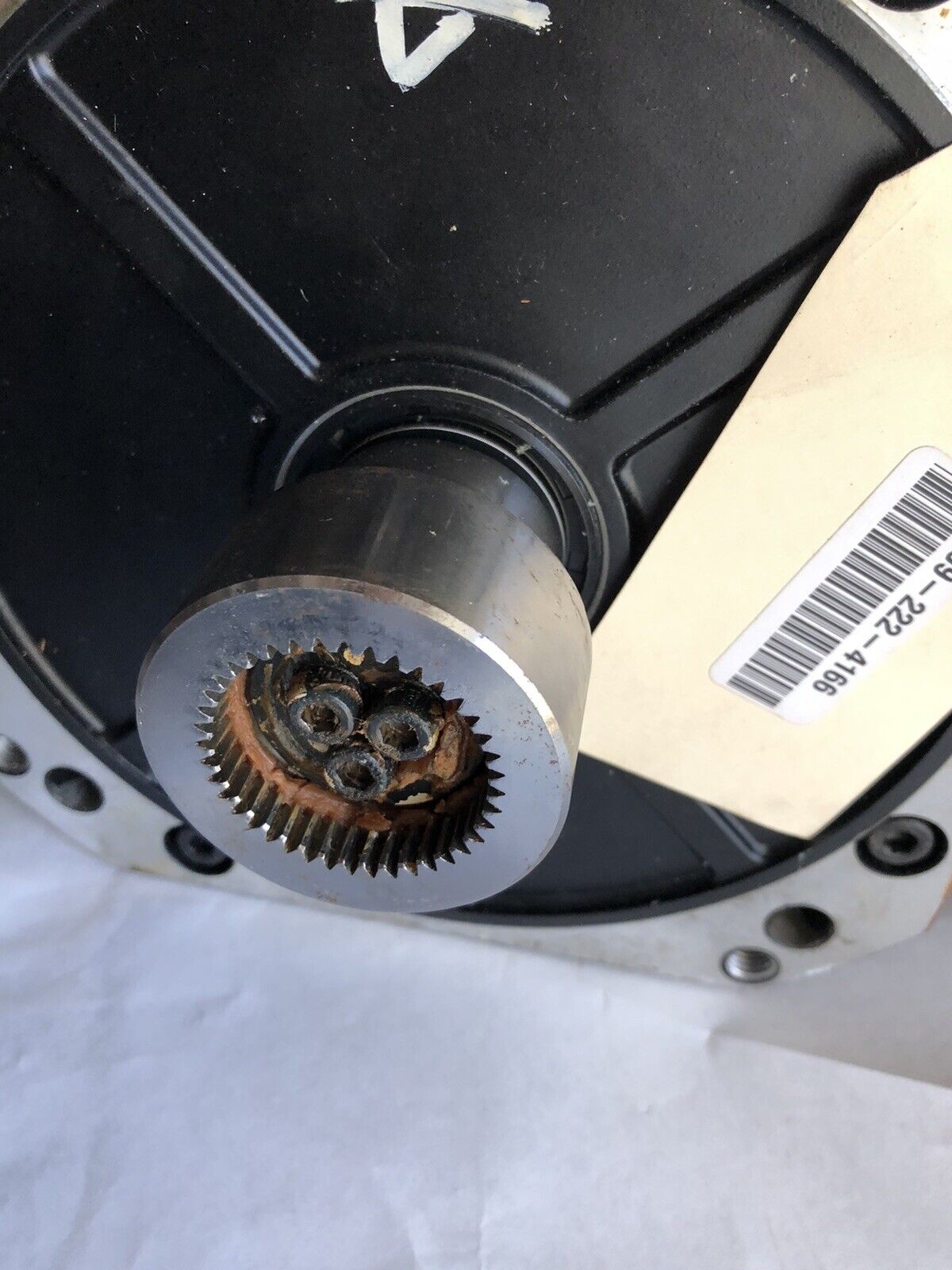 Nachi-Fujikoshi Nachi Mfa360fysbda Ac Servo Motor, 3.6 Kw, Rpm: 2000,Tb