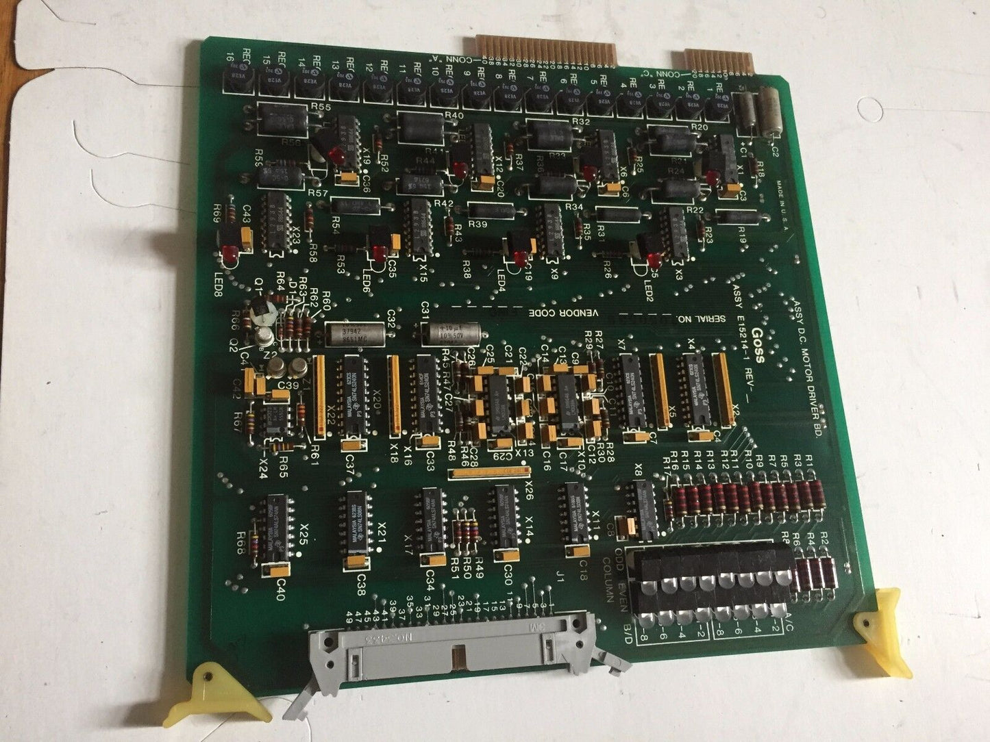 Rockwell E15214-1 Goss, E15213-2,D.C. Motor Drive Board Dc E152141,Ec,Eb