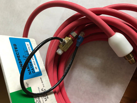 Ingersoll Rand Qxlh-25-14. 25' Hose,Lights 1/4" Fittings Cable,Parker 7092,Ta