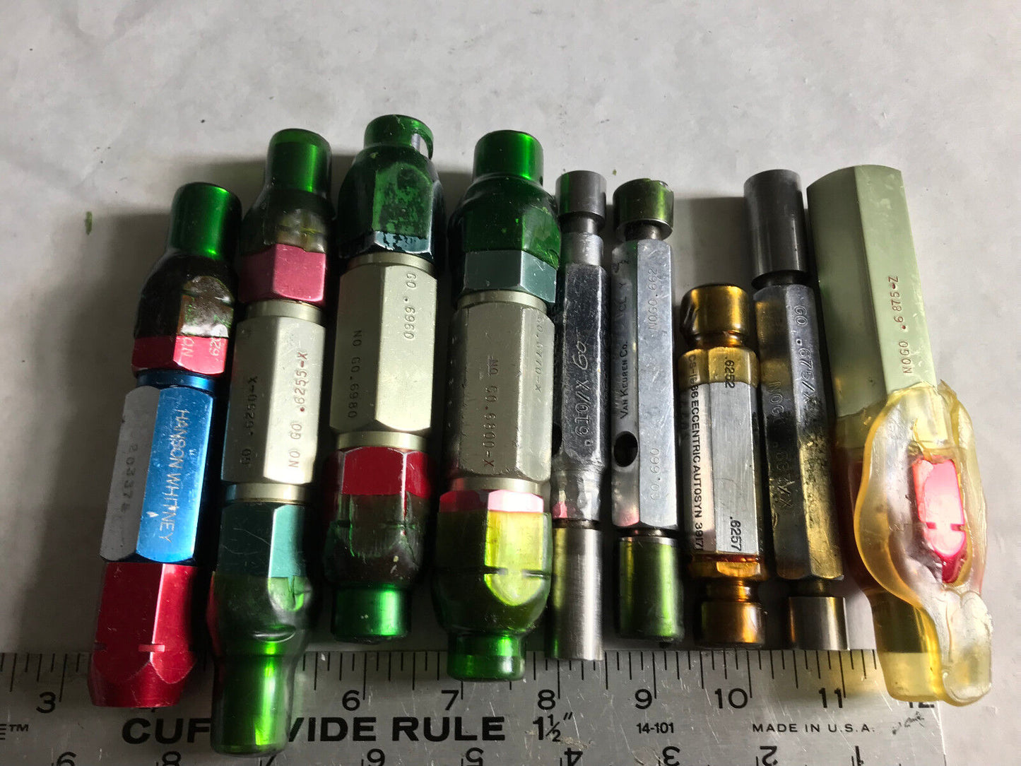 Lot Plug Gage Go Nogo Van Keuren .620,6250,6255,6960,6.875,6800,6770,6252,660,Es