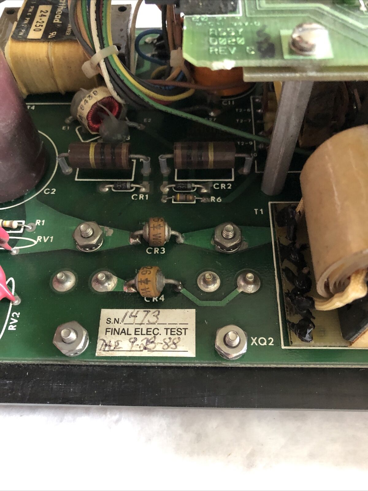 Gould As-9003-821,Pcb D020 Rev C2 Power Supply Modicon   As9003-821,Ev