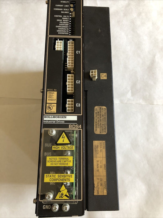 Kollmorger Bds4a-220J-0001-404D21p,Bds4,Industrial Drives,Servo Drive,Df