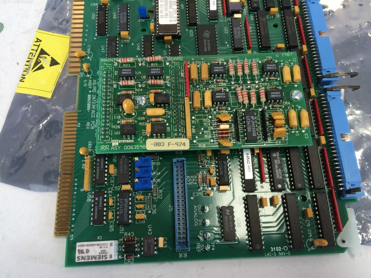 Eaton Kenway 0065006 63598-003 As/Rs Interface Pcb,0063598,80362-001,Em